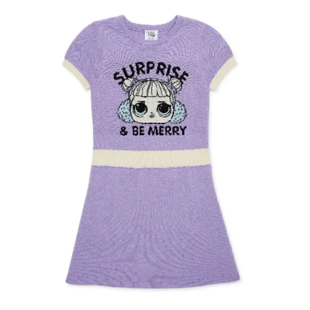 LOL Surprise Girls Sweater Dress Top Size XS 4/5